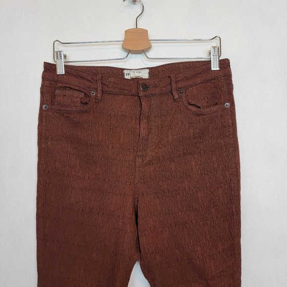 Free People Brown Skinny Pants - Picture 8 of 13
